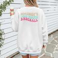 Somebody's Loudmouth Baseball Mama Baseball Mom Premium Women's Sweatshirt Back Print