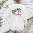 That's My Boy Leopard Heart Baseball Mom Premium Women's Sweatshirt Back Print That's My Boy Leopard Heart Baseball Mom Premium Women's Sweatshirt Back Print