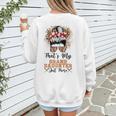 That's My Granddaughter Out There Baseball Mom Mother's Day Women's Sweatshirt Back Print That's My Granddaughter Out There Baseball Mom Mother's Day Women's Sweatshirt Back Print