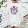Tis The Season Baseball Mom Enthusiast Joy Women's Sweatshirt Back Print Tis The Season Baseball Mom Enthusiast Joy Women's Sweatshirt Back Print