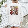 Tis The Season Baseball Mom Game Day Cheering Sports Lover Women's Sweatshirt Back Print