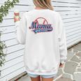 Vintage Baseball Mom Of The Rookies Women's Sweatshirt Back Print