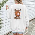 Women Baseball Mom Shirt Baseball Season Shirt Mothers Day Women's Sweatshirt Back Print Women Baseball Mom Shirt Baseball Season Shirt Mothers Day Women's Sweatshirt Back Print