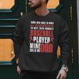 Baseball Dad Cute Love Home Run Pitcher Catcher Baseball Fan Men Sweatshirt