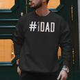 Baseball Dad Father's Day Baseball Player Fan Daddy Papa Men Sweatshirt