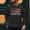 Baseball Dad Father's Day US Flag Baseball Men Sweatshirt Baseball Dad Father's Day US Flag Baseball Men Sweatshirt