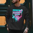 Baseball Dad Home Plate Ice Cream Drip Father's Day Men Sweatshirt Baseball Dad Home Plate Ice Cream Drip Father's Day Men Sweatshirt