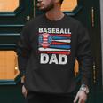 Baseball Dad For Men American Flag 4th Of July Fathers Day Men Sweatshirt Baseball Dad For Men American Flag 4th Of July Fathers Day Men Sweatshirt