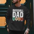 Baseball Dad Proud Little Slugger Father Humor Men Sweatshirt