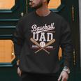 Baseball Dad Sports Lover Father's Day Father In Law Men Sweatshirt