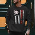 Baseball Dad USA American Flag Men Daddy Fathers Day Men Sweatshirt Baseball Dad USA American Flag Men Daddy Fathers Day Men Sweatshirt