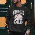 Baseball Dad Vintage Baseball Player Daddy Men Men Sweatshirt