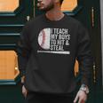 Baseball Dads Baseball Dad I Teach My Boys To Hit And Steal Men Sweatshirt Baseball Dads Baseball Dad I Teach My Boys To Hit And Steal Men Sweatshirt