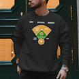 Baseball Father's Day Joke Vintage Baseball Dad Men Sweatshirt Baseball Father's Day Joke Vintage Baseball Dad Men Sweatshirt