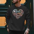 Best Baseball Dad Ever Heart Men Sweatshirt