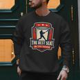 The Best Seat In The House Bucket Dad Baseball Dad Men Sweatshirt