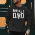 Bucket Dad Softball Dad Baseball Dad Coach Bucket Men Sweatshirt Bucket Dad Softball Dad Baseball Dad Coach Bucket Men Sweatshirt