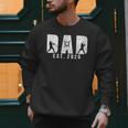 Dad Est 2026 Baseball Dad To Be New Baby Daddy Father's Day Men Sweatshirt
