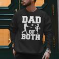 Dad Of Both Gymnastics Baseball Dad Men Sweatshirt Dad Of Both Gymnastics Baseball Dad Men Sweatshirt