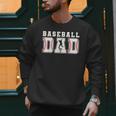 Groovy Baseball Dad Father Happy Fathers Day Sports Game Day Men Sweatshirt Groovy Baseball Dad Father Happy Fathers Day Sports Game Day Men Sweatshirt
