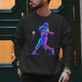 Ice Cream Drip Melting Baseball Bat Player Baseball Dad Men Sweatshirt Ice Cream Drip Melting Baseball Bat Player Baseball Dad Men Sweatshirt