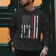 Proud Baseball Dad American Flag Sports Father Day Men Sweatshirt Proud Baseball Dad American Flag Sports Father Day Men Sweatshirt