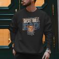 Proud Baseball Dad Game Day Sports-Loving Coach Fathers Men Sweatshirt