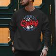 There Is No Crying In Baseball Game Baseball Dad Men Sweatshirt