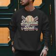 Retro Baseball Dad Sports Lovers Happy Father's Day Men Sweatshirt