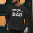 Softball Ball Dad Baseball Dad Parent Fathers Day Baseball Men Sweatshirt