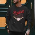 Vintage Baseball Dad Matching Family Father's Day Humor Dad Men Sweatshirt Vintage Baseball Dad Matching Family Father's Day Humor Dad Men Sweatshirt