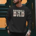 Vintage Baseball Dad Men Sweatshirt