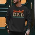 Vintage Baseball Dad Most Stressful Position On The Team Men Sweatshirt Vintage Baseball Dad Most Stressful Position On The Team Men Sweatshirt