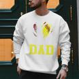 Ball Dad Softball Baseball Dad Fathers Day Premium Men Sweatshirt