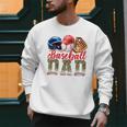 Baseball Dad Camo Father's Day Baseball Stuff Men Premium Men Sweatshirt