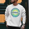 Baseball Dad With Modern Baseball Circles Premium Tri-Blend Men Sweatshirt