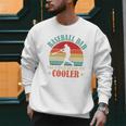 Baseball Dad Like A Regular Dad But Cooler Father's Day Premium Men Sweatshirt Baseball Dad Like A Regular Dad But Cooler Father's Day Premium Men Sweatshirt