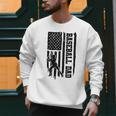 Baseball Dad Retro American USA Flag Baseball Father's Day Men Sweatshirt Baseball Dad Retro American USA Flag Baseball Father's Day Men Sweatshirt