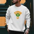 Baseball Father's Day Joke Vintage Baseball Dad Premium Men Sweatshirt