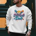 Retro Baseball Dad Dripping Ice Cream Father's Day Men Sweatshirt Retro Baseball Dad Dripping Ice Cream Father's Day Men Sweatshirt