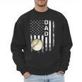 Baseball Dad America Flag Vintage Christmas Xmas Men Sweatshirt Baseball Dad America Flag Vintage Christmas Xmas Men Sweatshirt