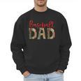 Baseball Dad Camouflage Camo Flag Military Father's Day Men Sweatshirt