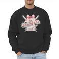 Baseball Dad With Coquette Cute Bow Sport Season Men Sweatshirt Baseball Dad With Coquette Cute Bow Sport Season Men Sweatshirt
