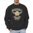Baseball Dad Crossed Bats Cool Sports Fan Vintage Men Sweatshirt Baseball Dad Crossed Bats Cool Sports Fan Vintage Men Sweatshirt