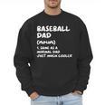 Baseball Dad Definition Men Sweatshirt Baseball Dad Definition Men Sweatshirt