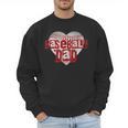 Baseball Dad Heart For Baseball Lovers Baseball Father's Day Men Sweatshirt Baseball Dad Heart For Baseball Lovers Baseball Father's Day Men Sweatshirt