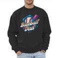 Baseball Dad Kids Birthday Baseball Drip Ice Cream Family Men Sweatshirt Baseball Dad Kids Birthday Baseball Drip Ice Cream Family Men Sweatshirt