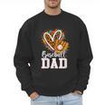 Baseball Dad Leopard Heart Colorful Men Sweatshirt Baseball Dad Leopard Heart Colorful Men Sweatshirt