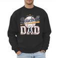 Baseball Dad Player Cool Retro Sports Fan Father's Day Men Sweatshirt