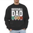 Baseball Dad Proud Little Slugger Father Humor Men Sweatshirt